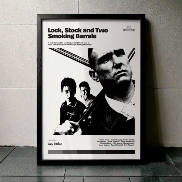 Cuadro Lock, Stock and Two Smoking Barrels (Juegos, trampas y dos armas humeantes) Modelo 02