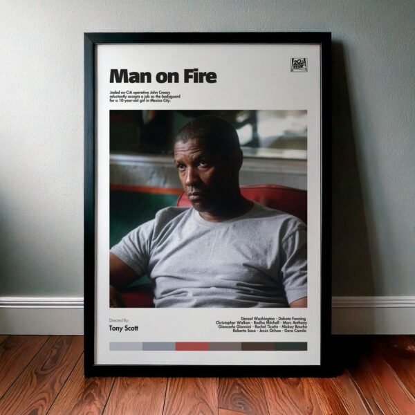 Cuadro Man on Fire (Hombre en llamas) Modelo 02