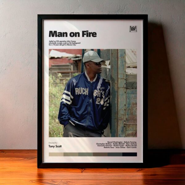Cuadro Man on Fire (Hombre en llamas) Modelo 03