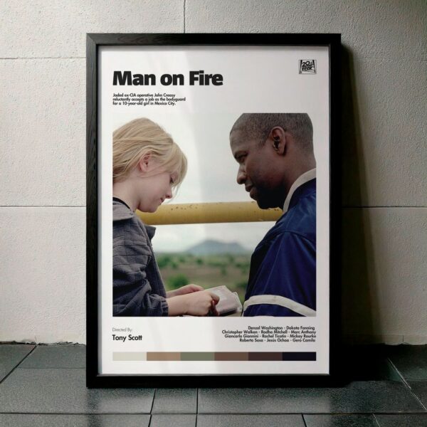 Cuadro Man on Fire (Hombre en llamas) Modelo 04