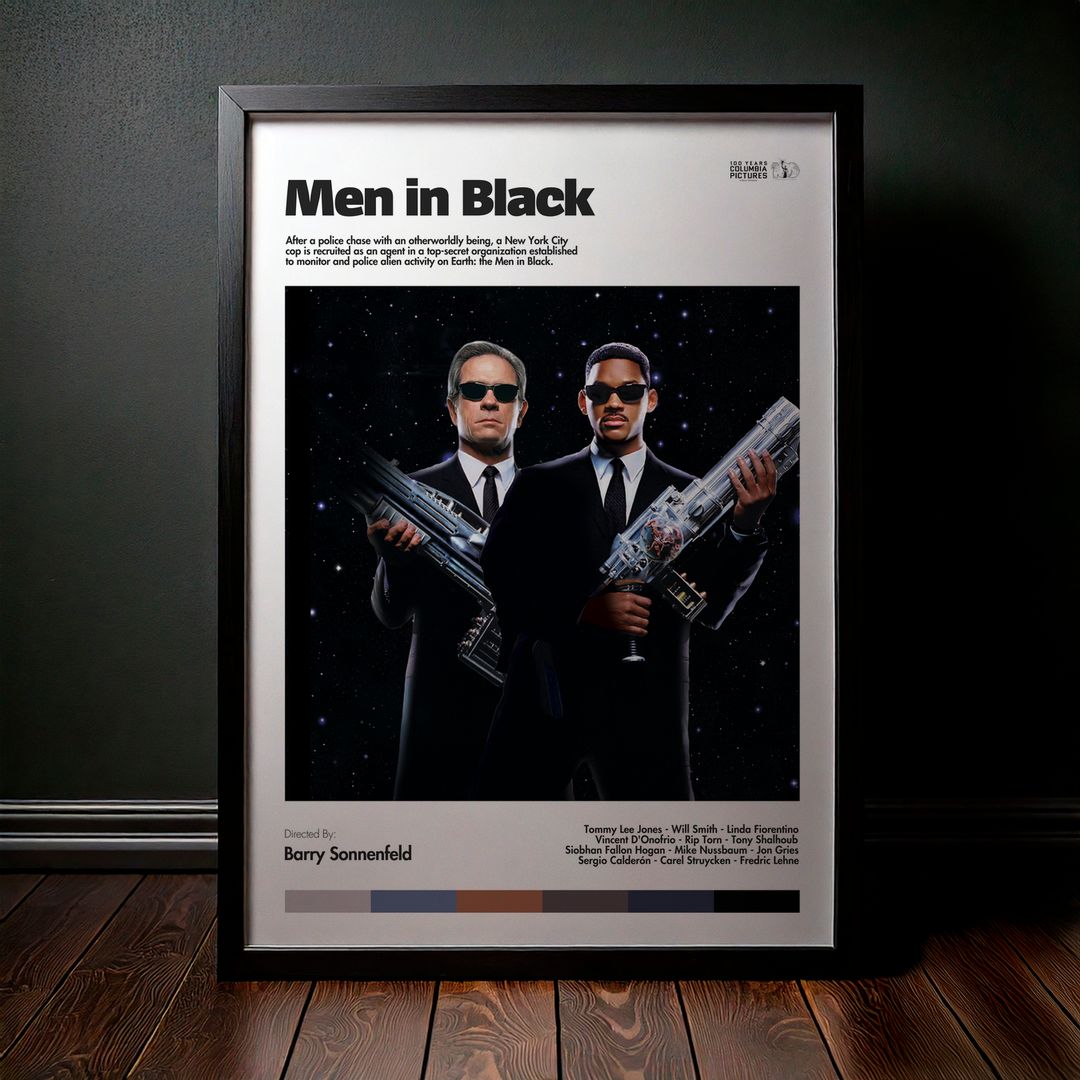 Cuadro Men in Black (Hombres de negro) Modelo 01