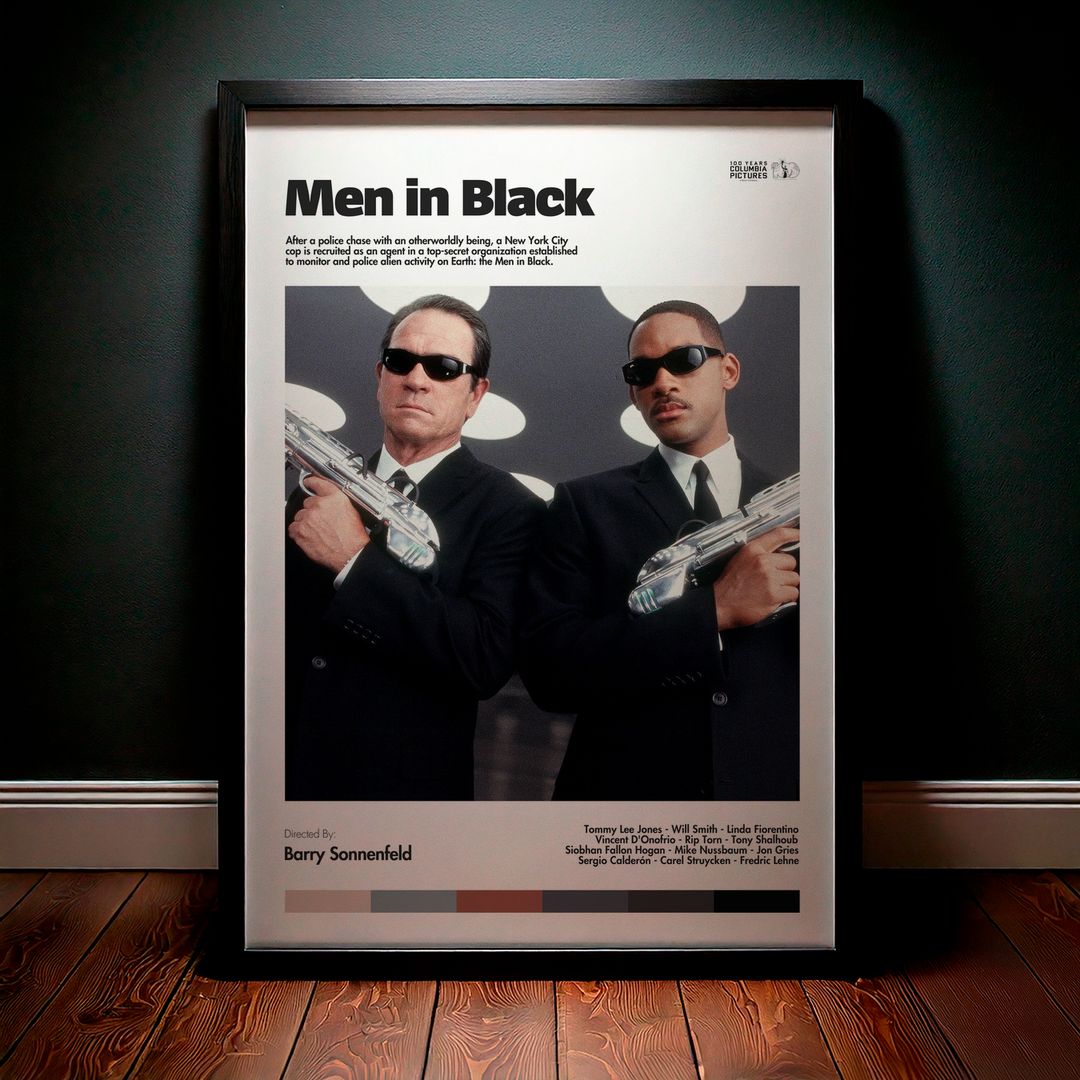 Cuadro Men in Black (Hombres de negro) Modelo 05