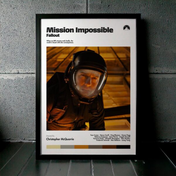 Cuadro Mission: Impossible - Fallout (Misión Imposible 6: Repercusión) Modelo 10