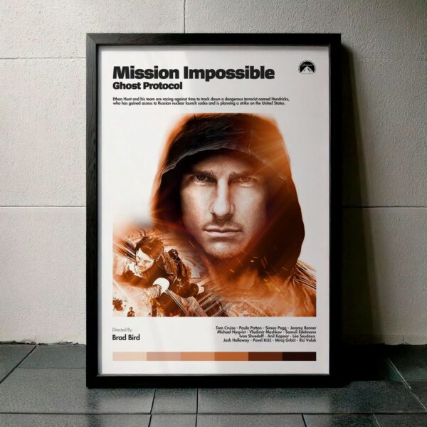 Cuadro Mission: Impossible - Ghost Protocol (Misión imposible 4: Protocolo fantasma) Modelo 03