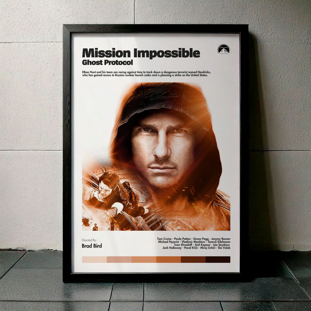 Cuadro Mission: Impossible - Ghost Protocol (Misión imposible 4: Protocolo fantasma) Modelo 03