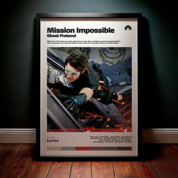 Cuadro Mission: Impossible - Ghost Protocol (Misión imposible 4: Protocolo fantasma) Modelo 05