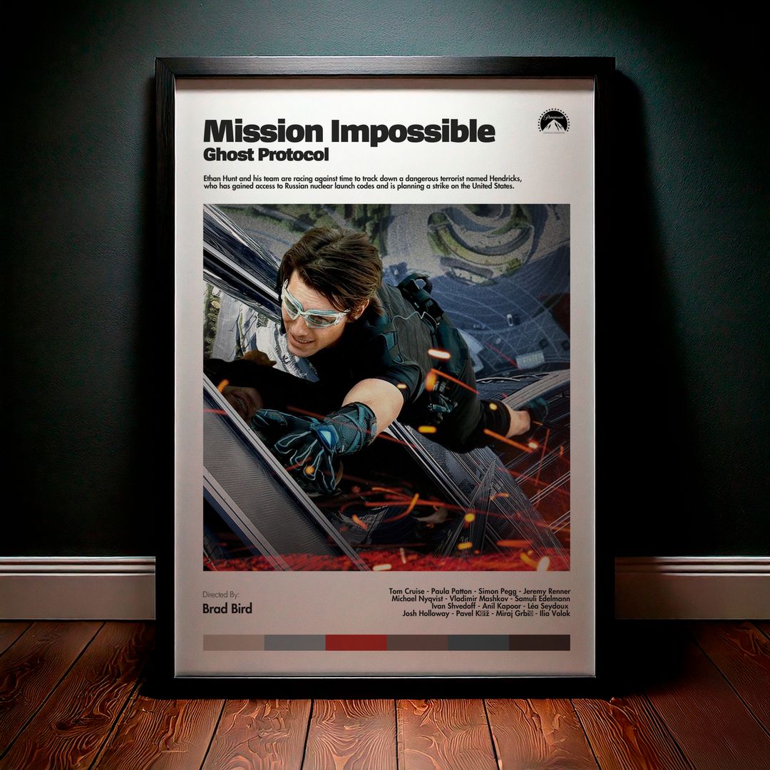 Cuadro Mission: Impossible - Ghost Protocol (Misión imposible 4: Protocolo fantasma) Modelo 05