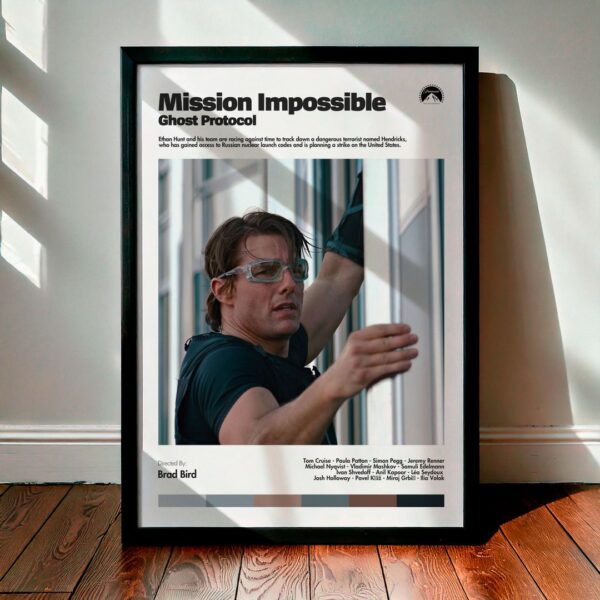 Cuadro Mission: Impossible - Ghost Protocol (Misión imposible 4: Protocolo fantasma) Modelo 06