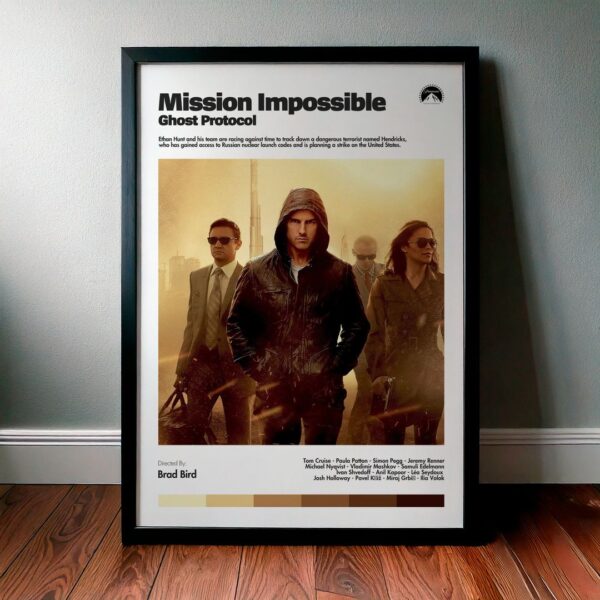 Cuadro Mission: Impossible - Ghost Protocol (Misión imposible 4: Protocolo fantasma) Modelo 01