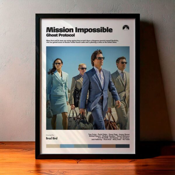 Cuadro Mission: Impossible - Ghost Protocol (Misión imposible 4: Protocolo fantasma) Modelo 07
