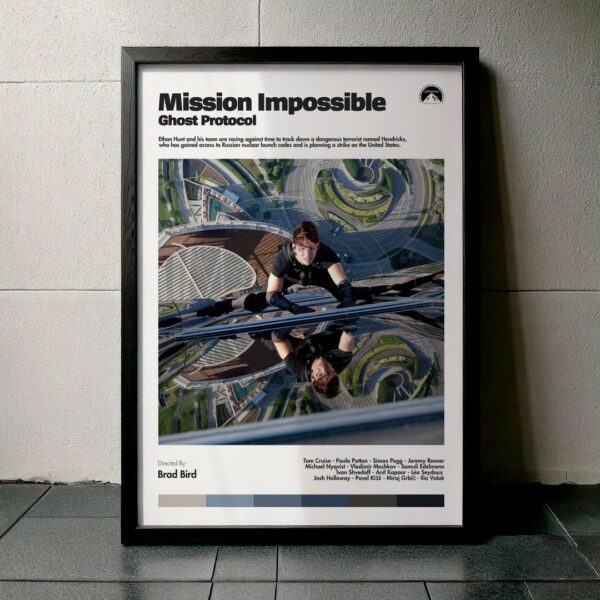 Cuadro Mission: Impossible - Ghost Protocol (Misión imposible 4: Protocolo fantasma) Modelo 02