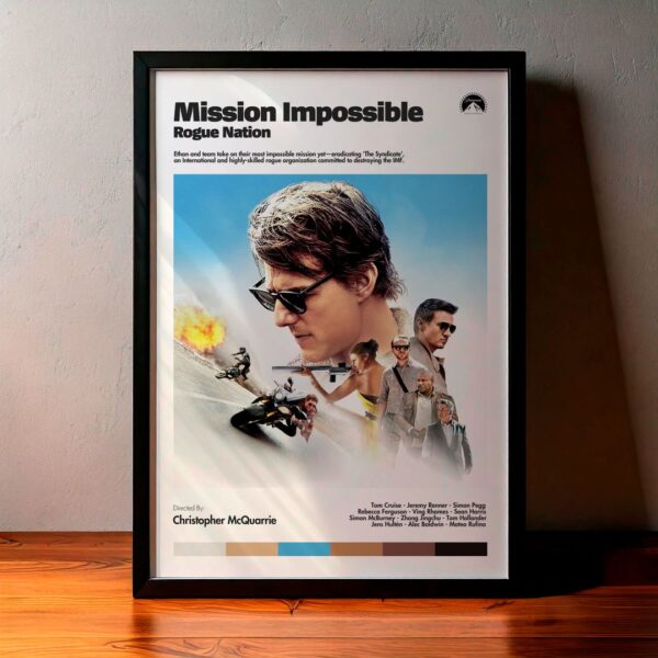 Cuadro Mission: Impossible - Rogue Nation (Misión Imposible 5: Nación Secreta) Modelo 08