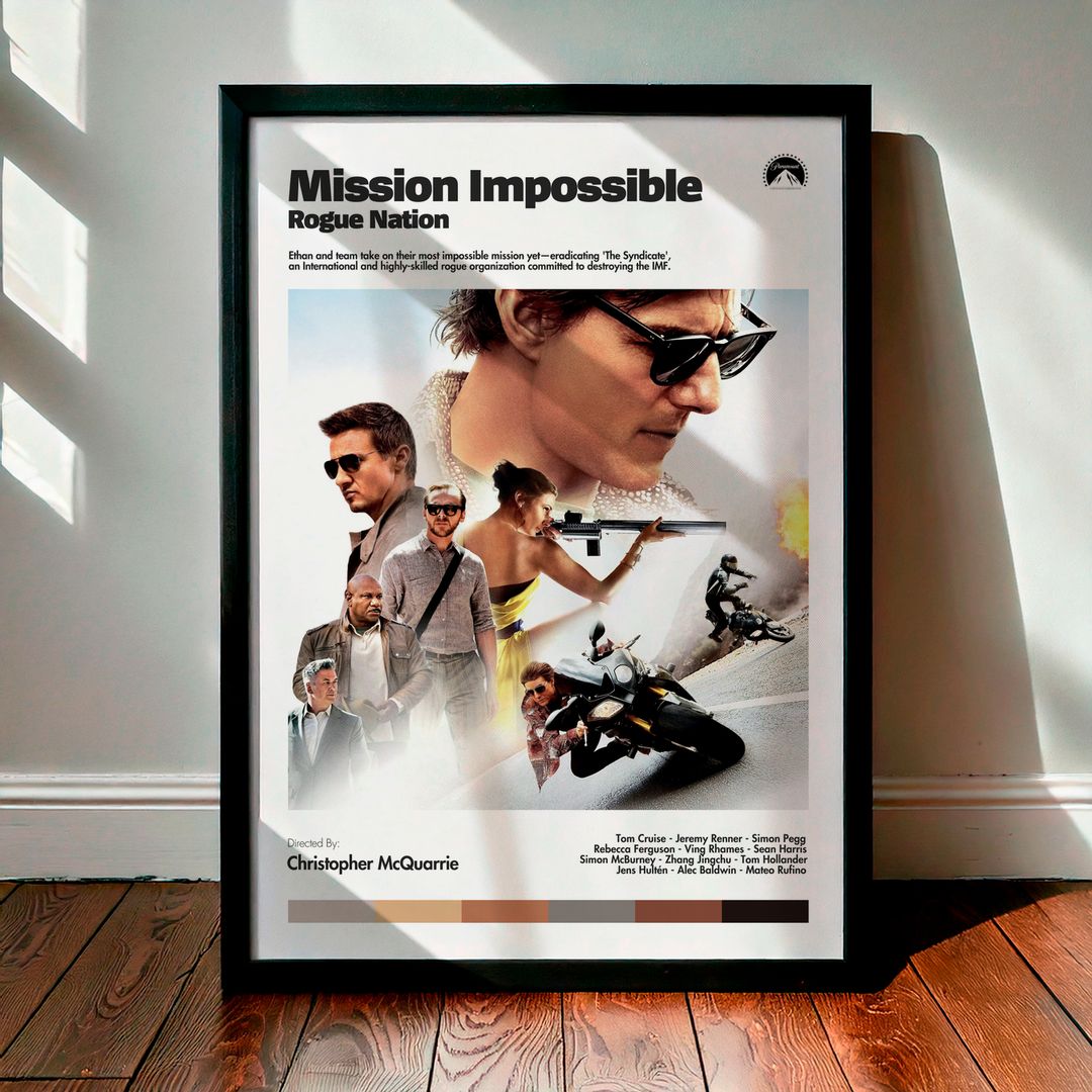 Cuadro Mission: Impossible - Rogue Nation (Misión Imposible 5: Nación Secreta) Modelo 01