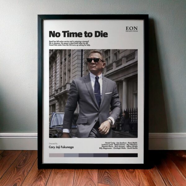 Cuadro No Time to Die (Sin tiempo para morir) Modelo 03