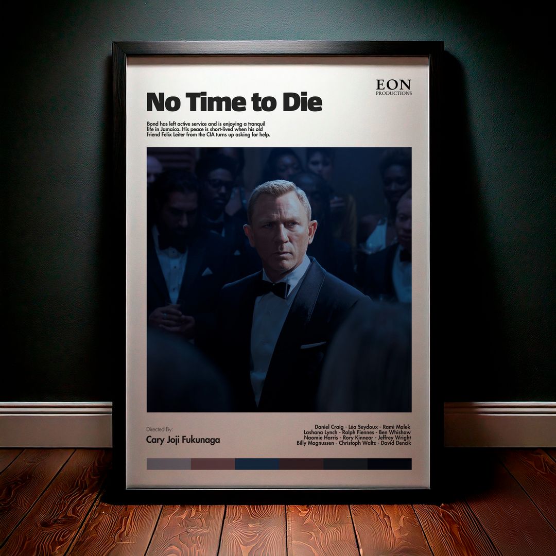 Cuadro No Time to Die (Sin tiempo para morir) Modelo 02