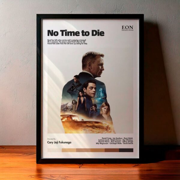 Cuadro No Time to Die (Sin tiempo para morir) Modelo 01