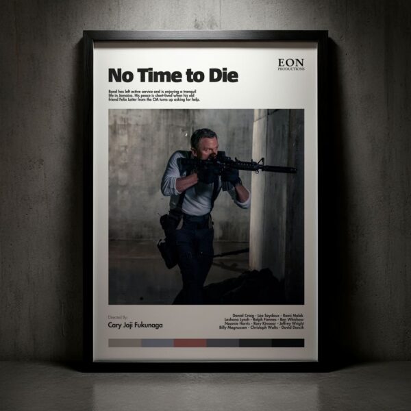 Cuadro No Time to Die (Sin tiempo para morir) Modelo 04