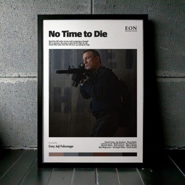 Cuadro No Time to Die (Sin tiempo para morir) Modelo 05