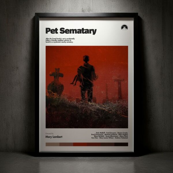 Cuadro Pet Sematary (Cementerio de mascotas) Modelo 01