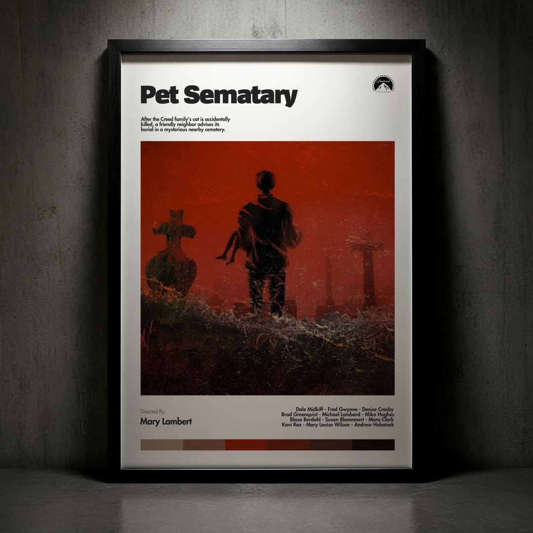 Cuadro Pet Sematary (Cementerio de mascotas) Modelo 01