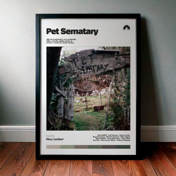 Cuadro Pet Sematary (Cementerio de mascotas) Modelo 02