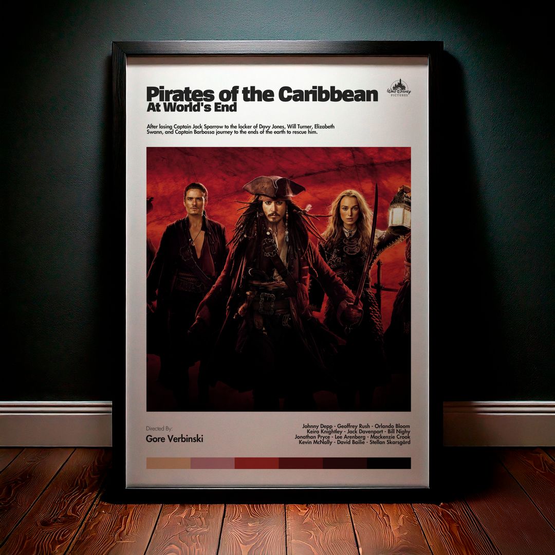 Cuadro Pirates of the Caribbean: At World's End (Piratas del Caribe 3: En el Fin del Mundo) Modelo 02