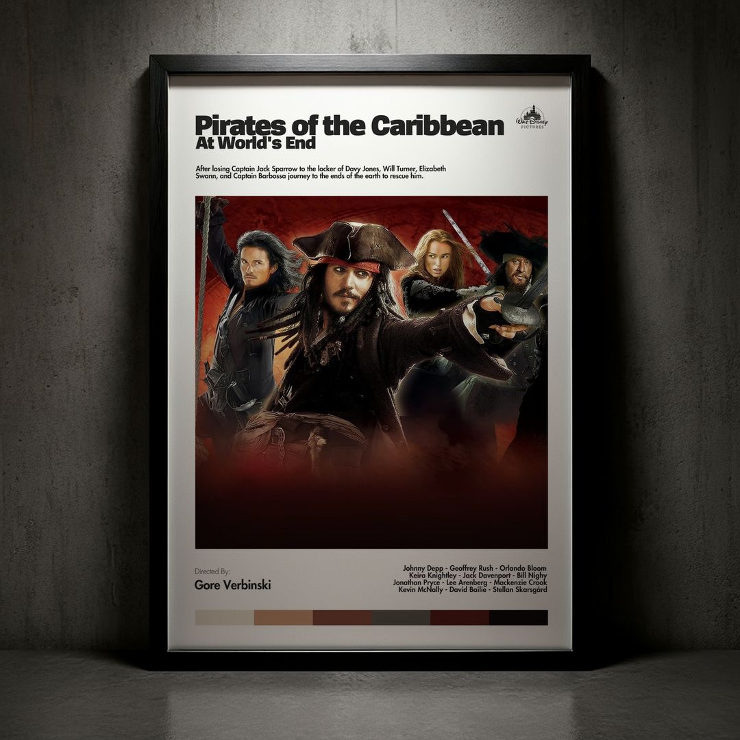 Cuadro Pirates of the Caribbean: At World's End (Piratas del Caribe 3: En el Fin del Mundo) Modelo 04