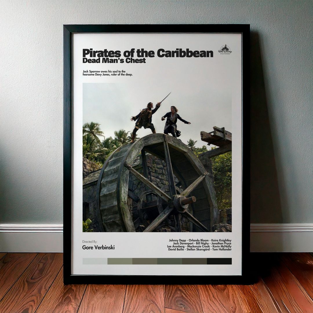 Cuadro Pirates of the Caribbean: Dead Man's Chest (Piratas del Caribe 2: El Cofre de la Muerte) Modelo 02