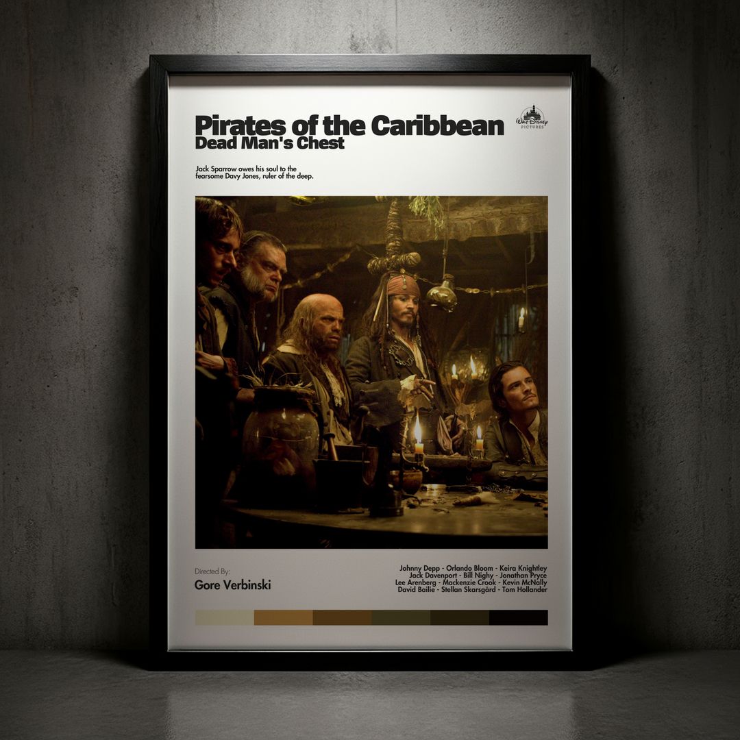 Cuadro Pirates of the Caribbean: Dead Man's Chest (Piratas del Caribe 2: El Cofre de la Muerte) Modelo 03