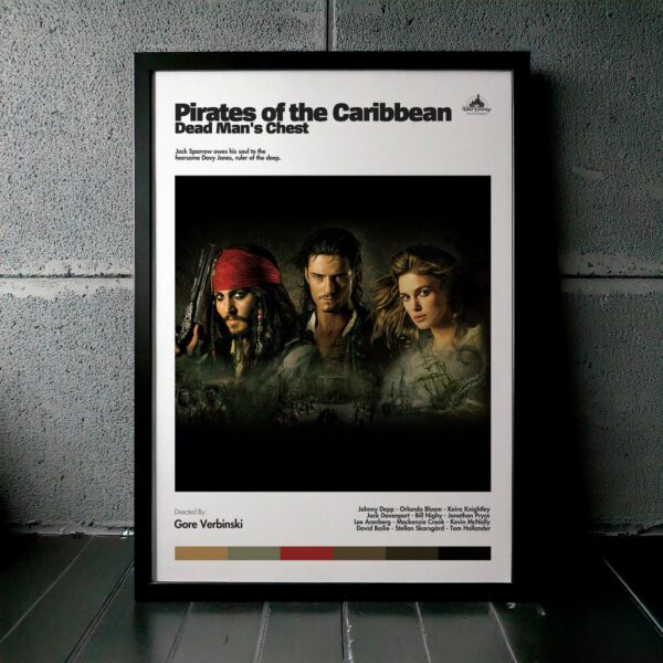 Cuadro Pirates of the Caribbean: Dead Man's Chest (Piratas del Caribe 2: El Cofre de la Muerte) Modelo 04