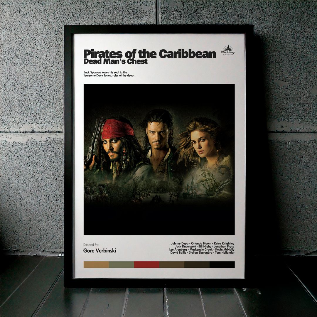 Cuadro Pirates of the Caribbean: Dead Man's Chest (Piratas del Caribe 2: El Cofre de la Muerte) Modelo 04