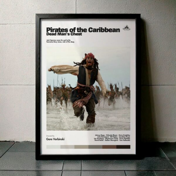 Cuadro Pirates of the Caribbean: Dead Man's Chest (Piratas del Caribe 2: El Cofre de la Muerte) Modelo 01