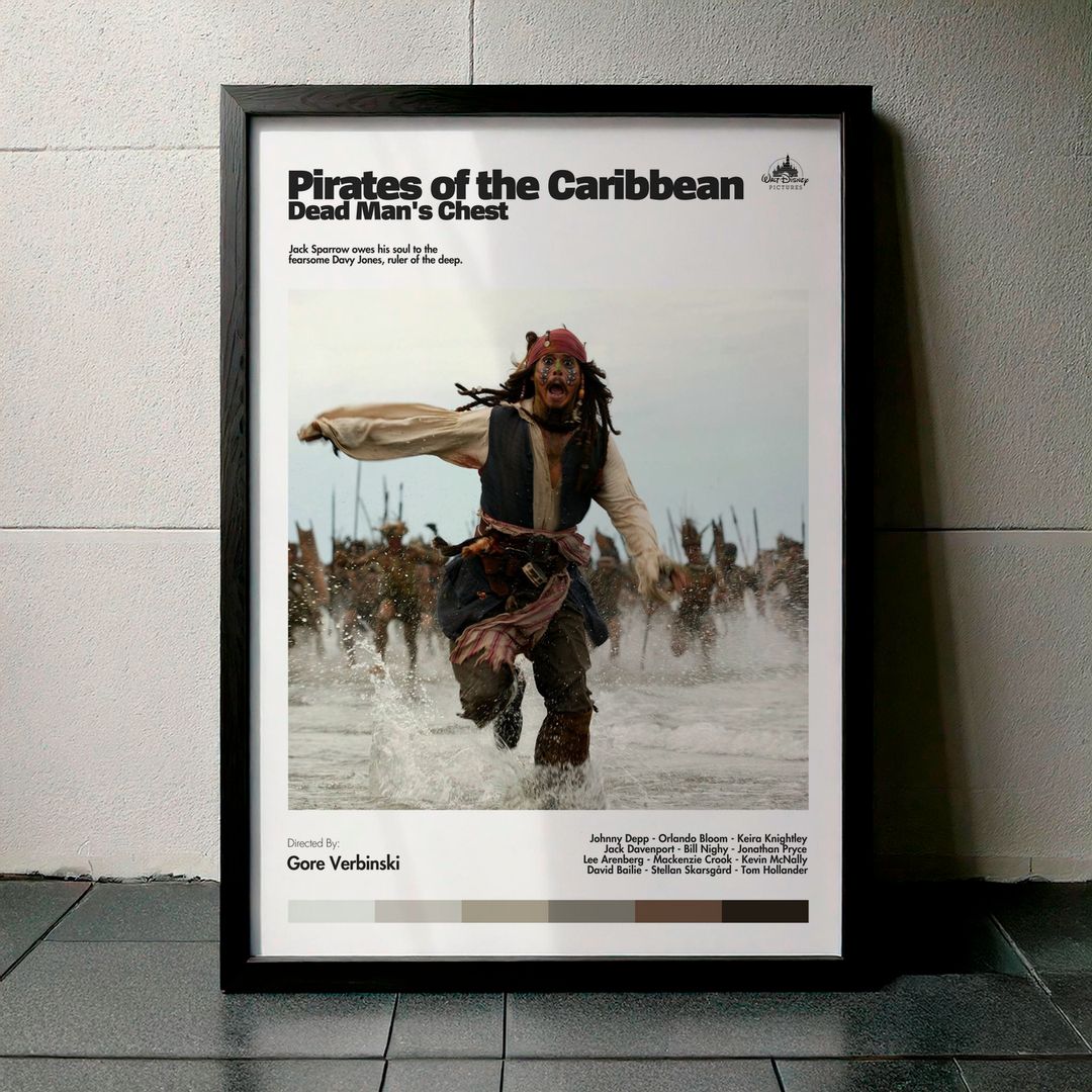 Cuadro Pirates of the Caribbean: Dead Man's Chest (Piratas del Caribe 2: El Cofre de la Muerte) Modelo 01