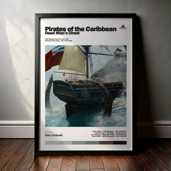 Cuadro Pirates of the Caribbean: Dead Man's Chest (Piratas del Caribe 2: El Cofre de la Muerte) Modelo 06
