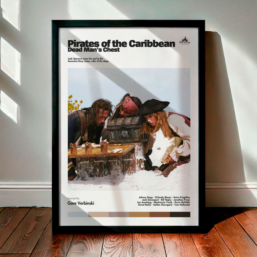 Cuadro Pirates of the Caribbean: Dead Man's Chest (Piratas del Caribe 2: El Cofre de la Muerte) Modelo 08