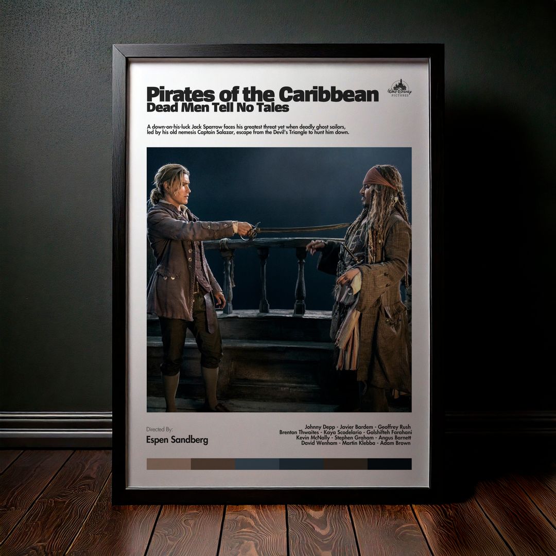 Cuadro Pirates of the Caribbean: Dead Men Tell No Tales (Piratas del Caribe 5: La Venganza de Salazar) Modelo 02