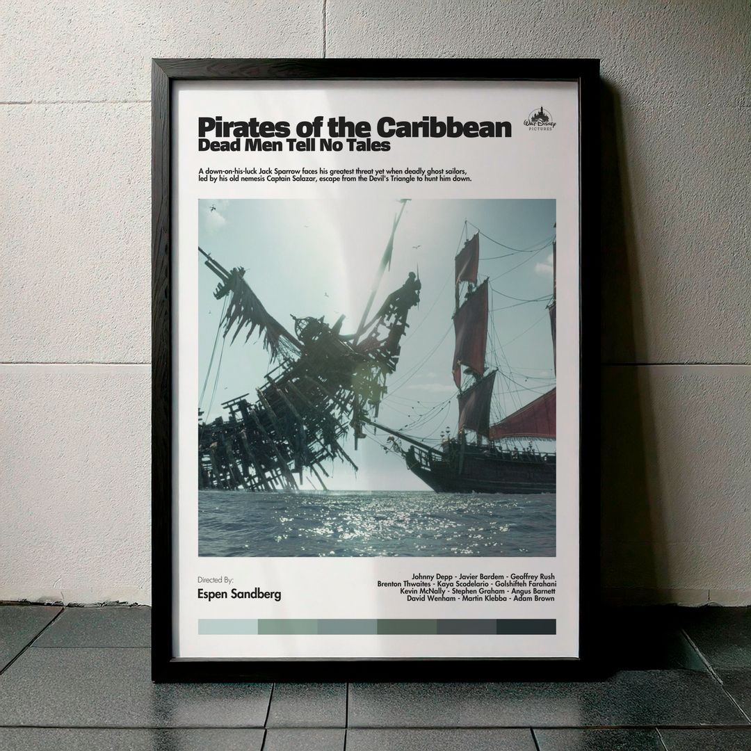 Cuadro Pirates of the Caribbean: Dead Men Tell No Tales (Piratas del Caribe 5: La Venganza de Salazar) Modelo 03