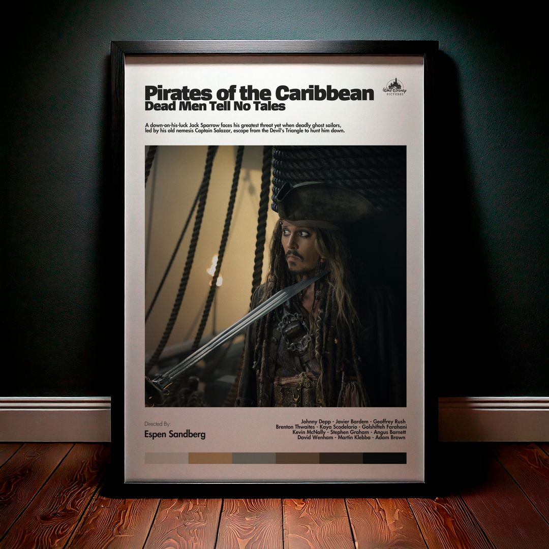 Cuadro Pirates of the Caribbean: Dead Men Tell No Tales (Piratas del Caribe 5: La Venganza de Salazar) Modelo 04