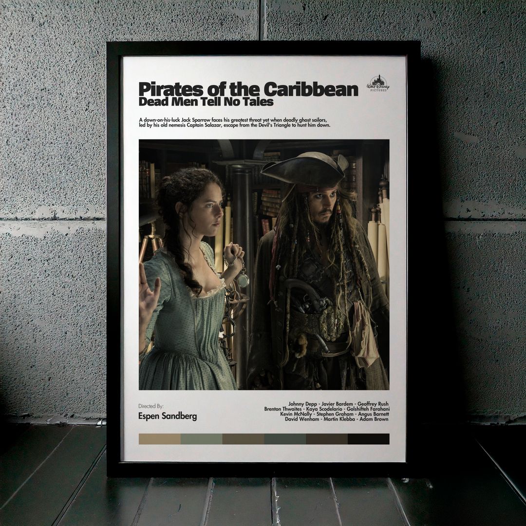 Cuadro Pirates of the Caribbean: Dead Men Tell No Tales (Piratas del Caribe 5: La Venganza de Salazar) Modelo 07