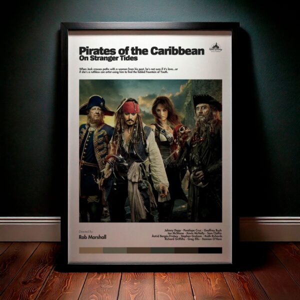 Cuadro Pirates of the Caribbean: On Stranger Tides (Piratas del Caribe 4: Navegando Aguas Misteriosas) Modelo 01