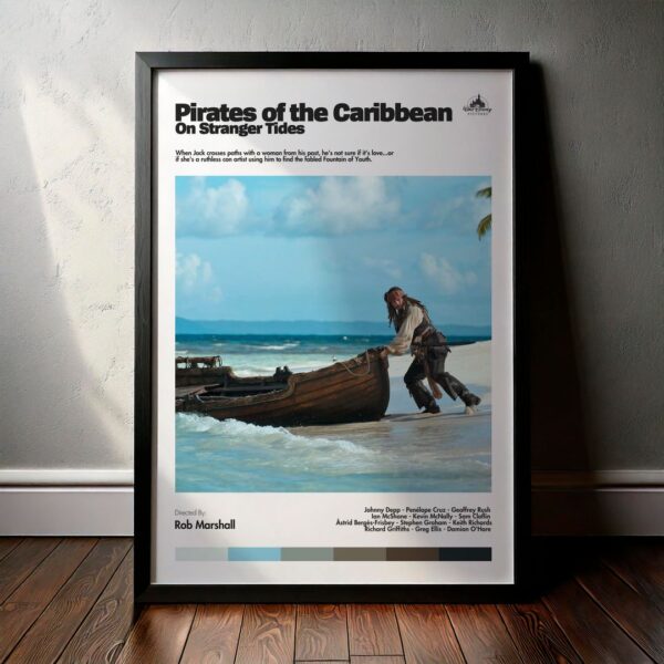 Cuadro Pirates of the Caribbean: On Stranger Tides (Piratas del Caribe 4: Navegando Aguas Misteriosas) Modelo 04