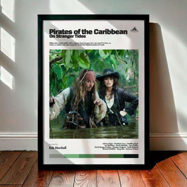Cuadro Pirates of the Caribbean: On Stranger Tides (Piratas del Caribe 4: Navegando Aguas Misteriosas) Modelo 02