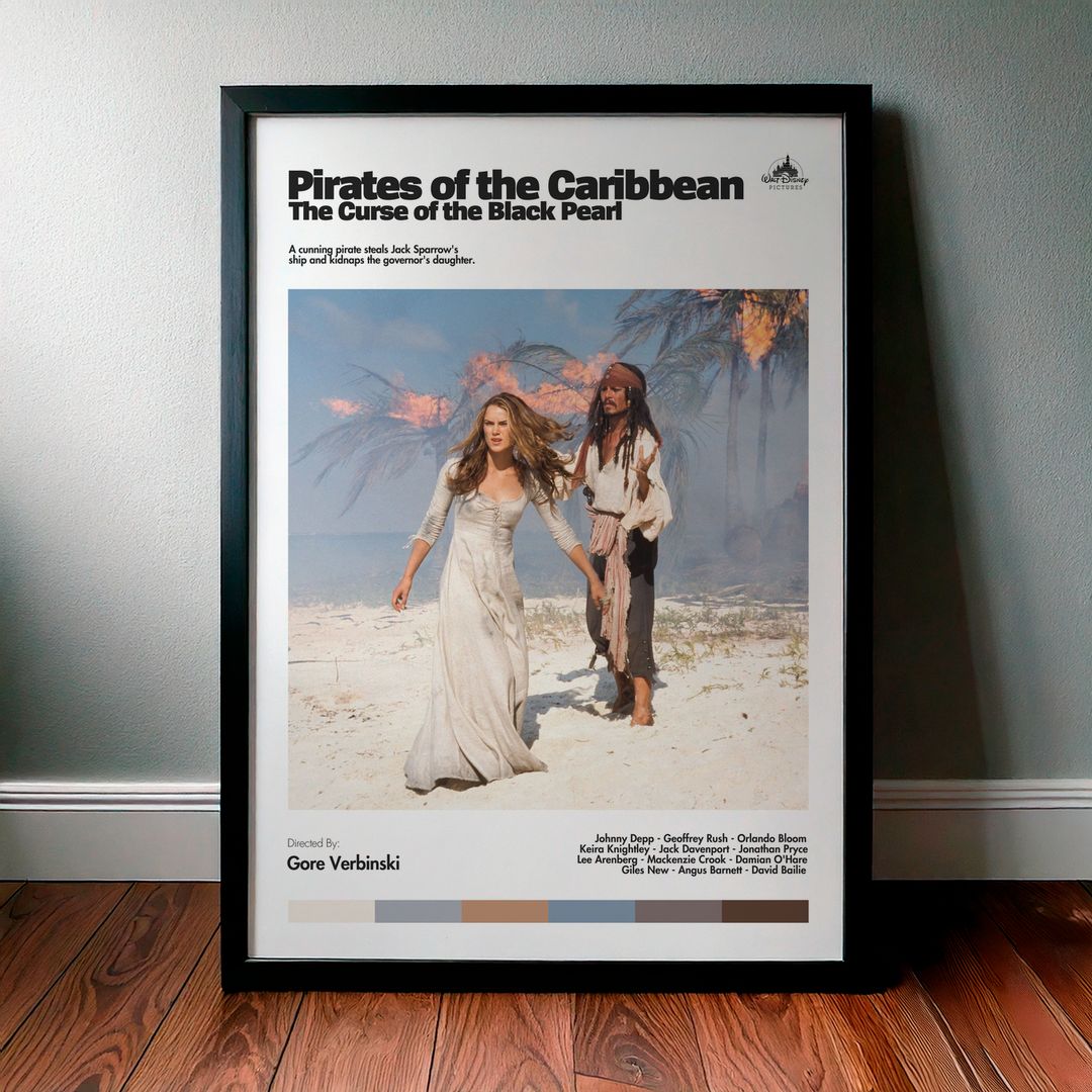 Cuadro Pirates of the Caribbean: The Curse of the Black Pearl (Piratas del Caribe: La Maldición del Perla Negra) Modelo 06