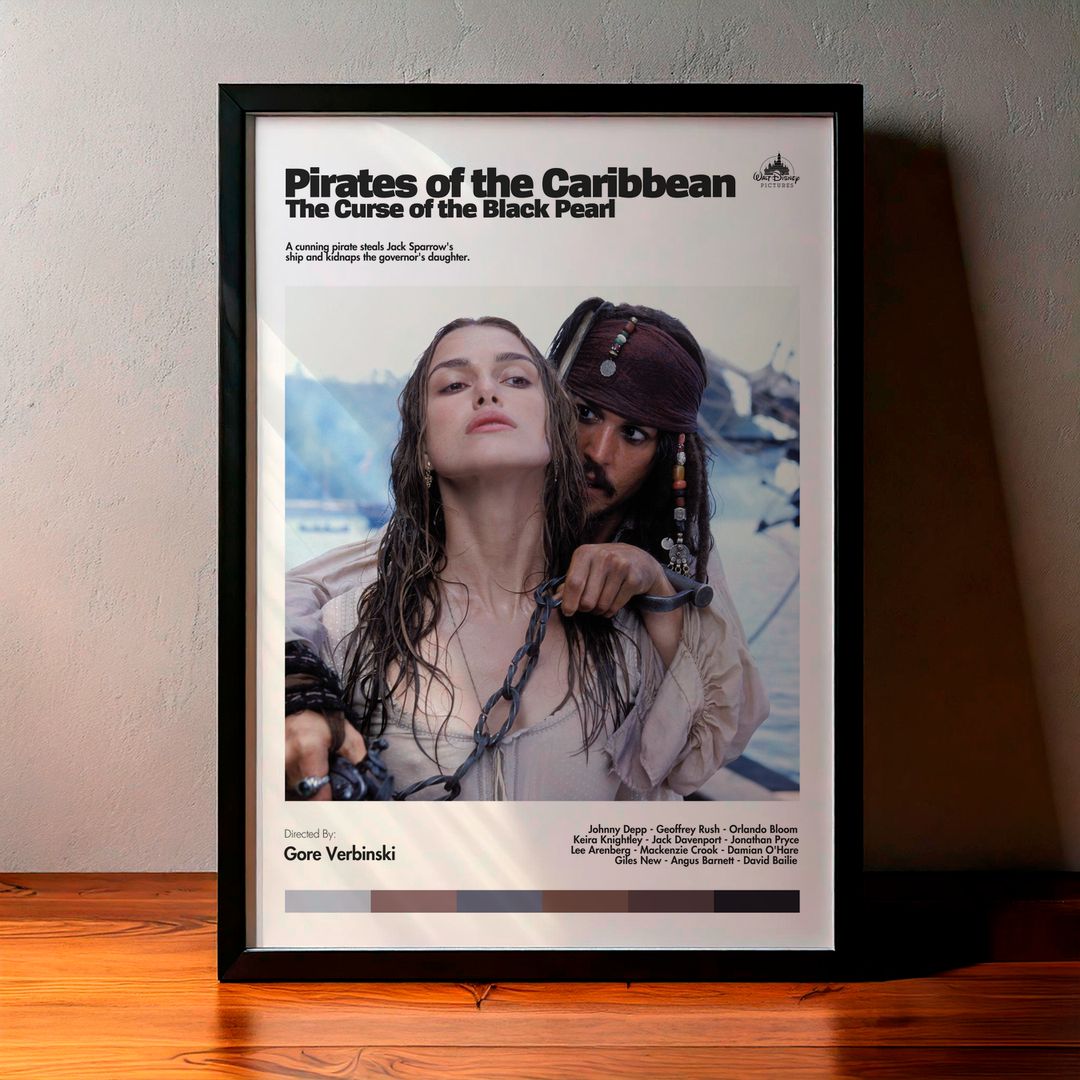 Cuadro Pirates of the Caribbean: The Curse of the Black Pearl (Piratas del Caribe: La Maldición del Perla Negra) Modelo 07