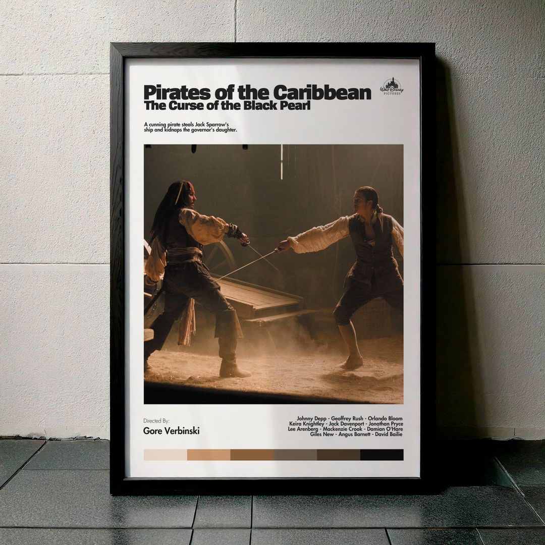Cuadro Pirates of the Caribbean: The Curse of the Black Pearl (Piratas del Caribe: La Maldición del Perla Negra) Modelo 08