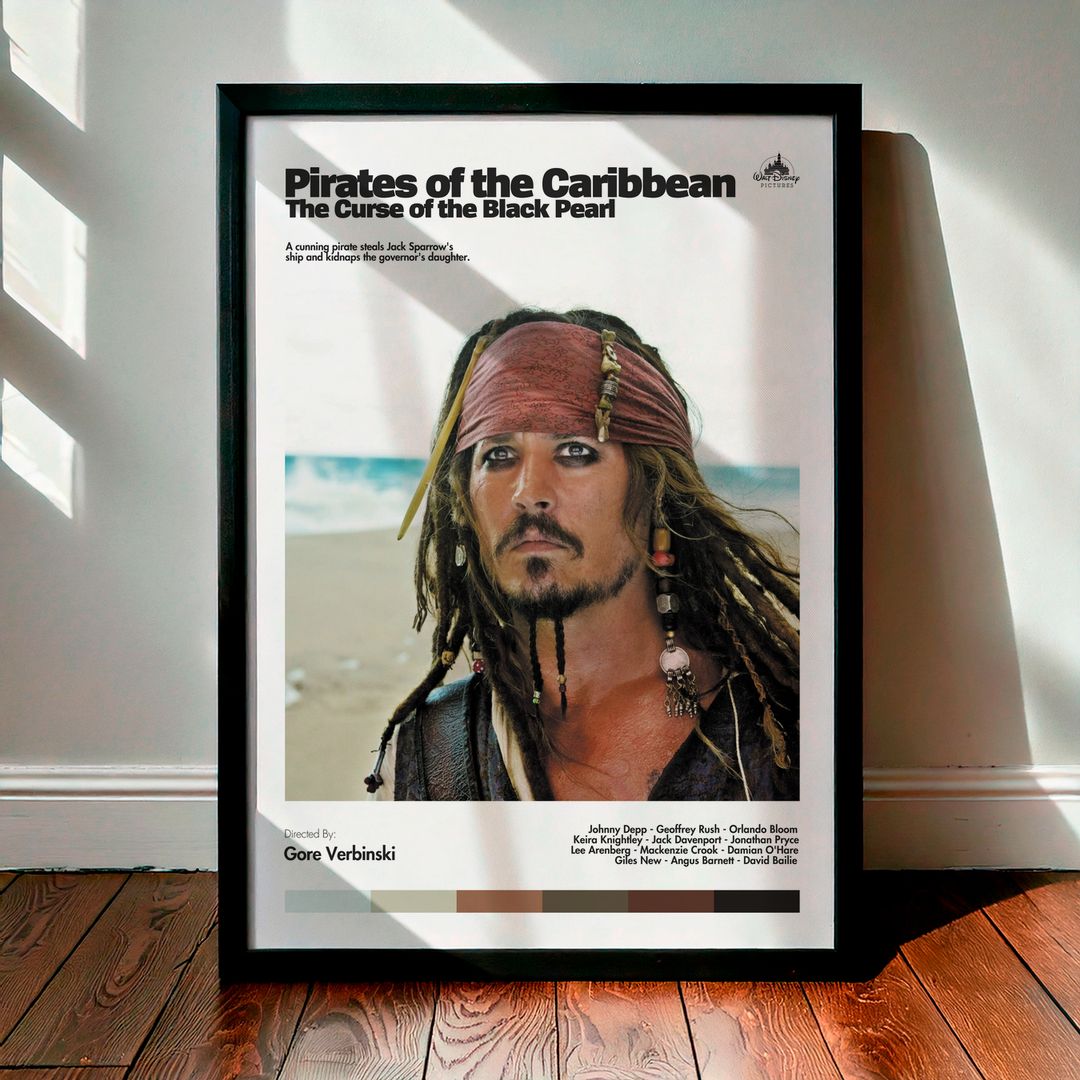 Cuadro Pirates of the Caribbean: The Curse of the Black Pearl (Piratas del Caribe: La Maldición del Perla Negra) Modelo 09