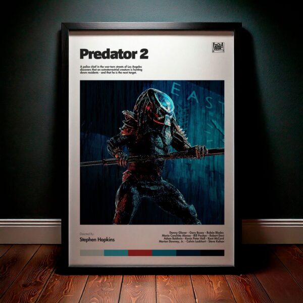 Cuadro Predator 2 (Depredador 2) Modelo 01