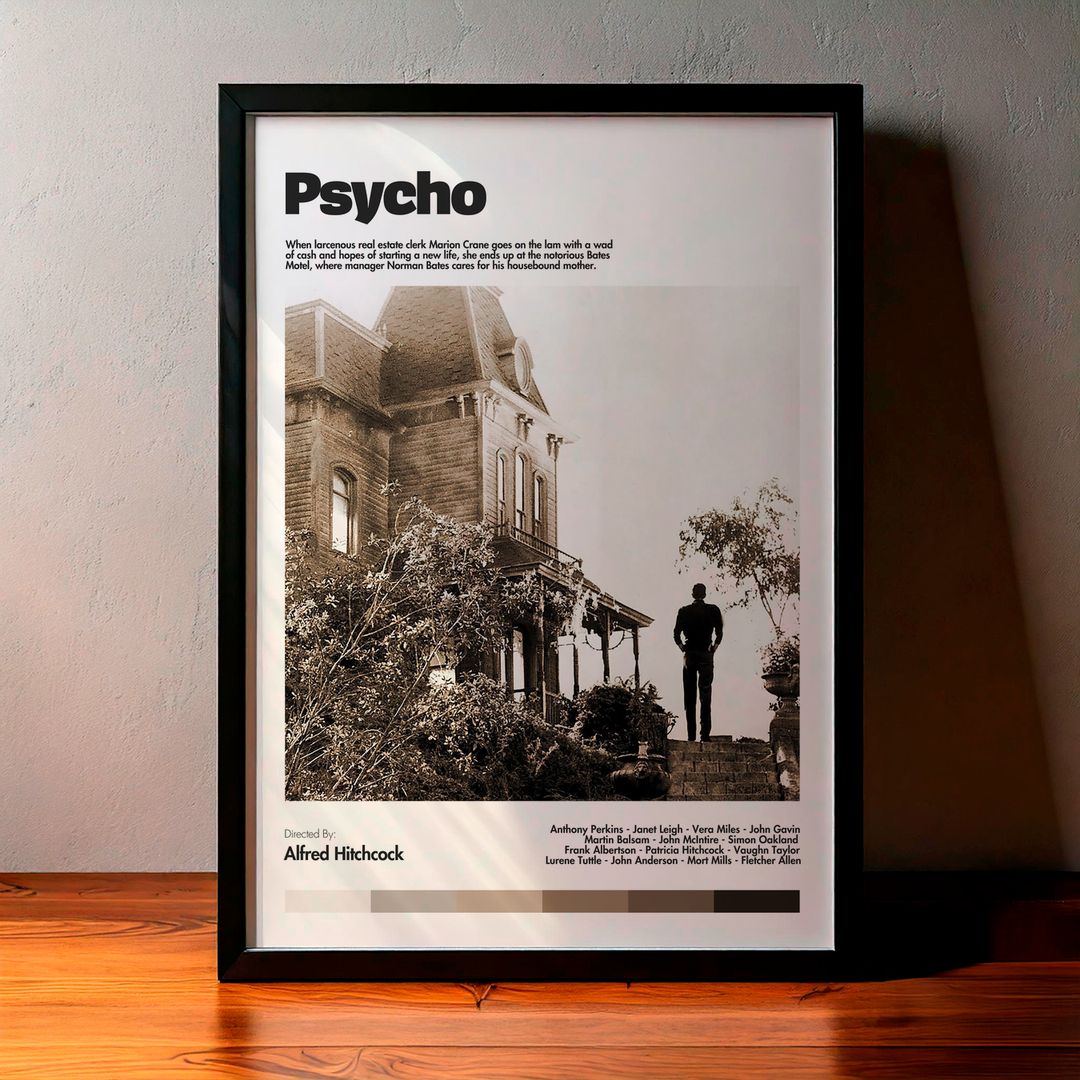 Cuadro Psycho (Psicosis) Modelo 01