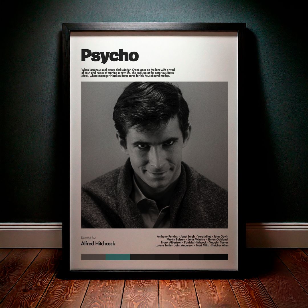 Cuadro Psycho (Psicosis) Modelo 03