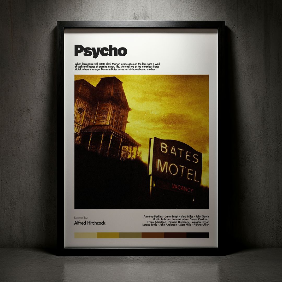 Cuadro Psycho (Psicosis) Modelo 04